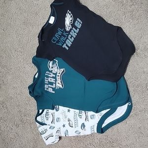 Philadelphia Eagles baby onesies